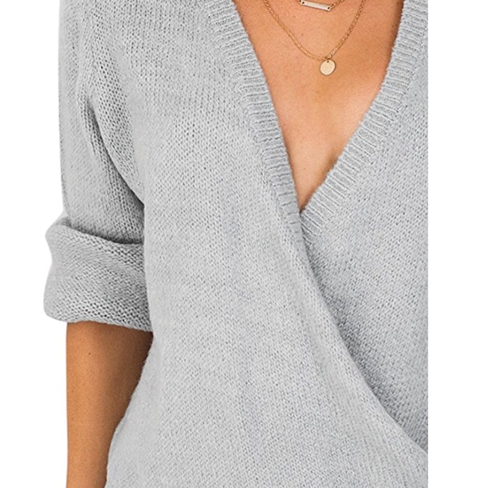 FIONA Oversized Linen Sweater - Picture 4 of 4
